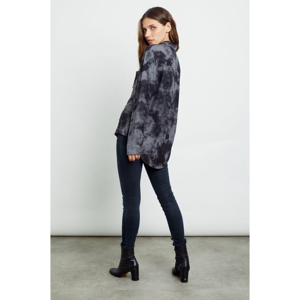 Rails Hunter - Charcoal Tie Dye Button Down - image 2
